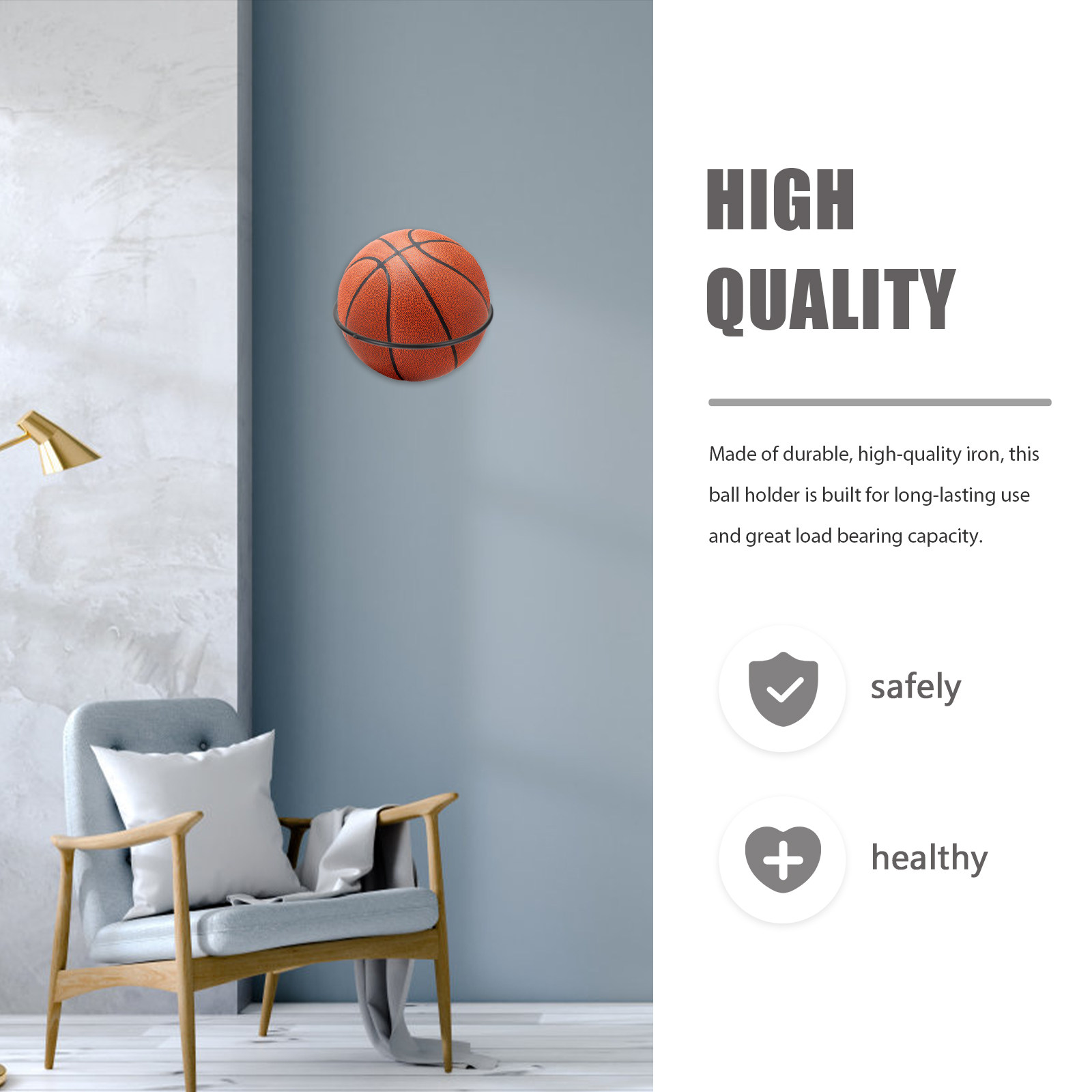 5 szt. solidnych żelaznych sto – Sports Equipment Organizer Rack recenzja i cena