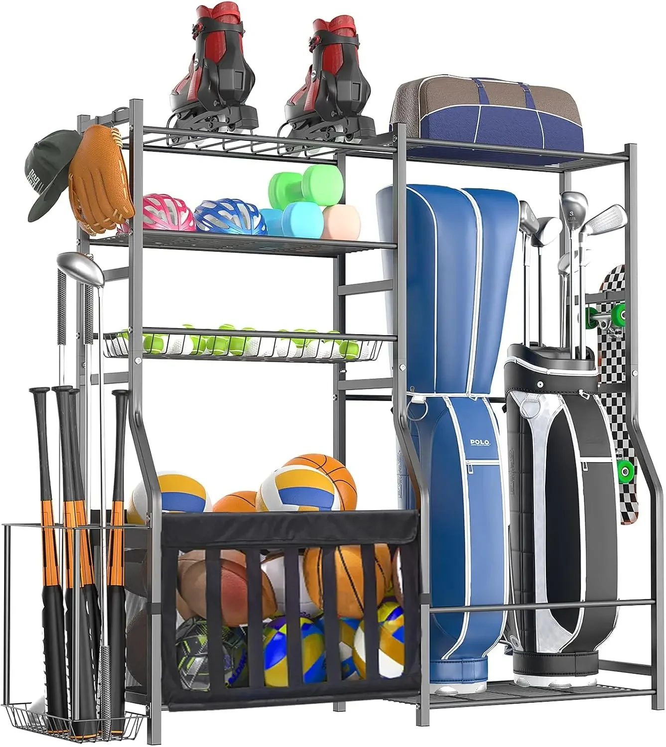 Wytrzymały organizer do garażu – Sports Equipment Organizer Rack recenzja i cena
